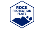 Plaque de protection contre les rochers